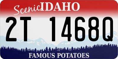 ID license plate 2T1468Q