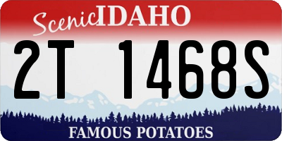 ID license plate 2T1468S