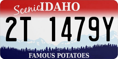 ID license plate 2T1479Y