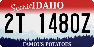 ID license plate 2T1480Z