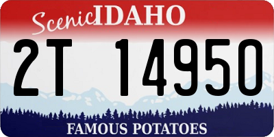 ID license plate 2T1495O