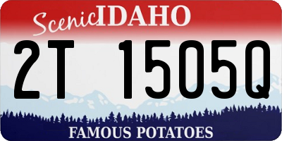 ID license plate 2T1505Q