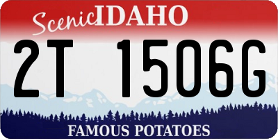 ID license plate 2T1506G