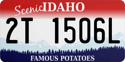 ID license plate 2T1506L