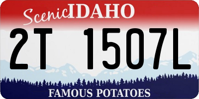 ID license plate 2T1507L