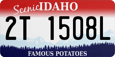 ID license plate 2T1508L