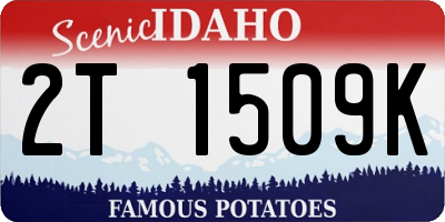 ID license plate 2T1509K