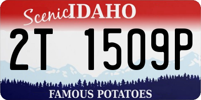 ID license plate 2T1509P