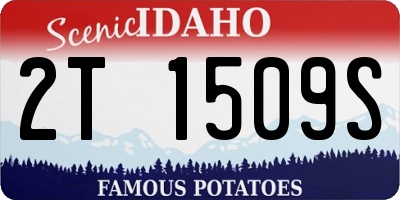 ID license plate 2T1509S