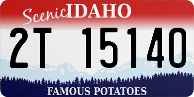 ID license plate 2T1514O