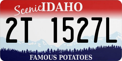 ID license plate 2T1527L