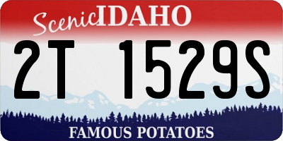 ID license plate 2T1529S