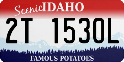 ID license plate 2T1530L