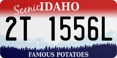 ID license plate 2T1556L