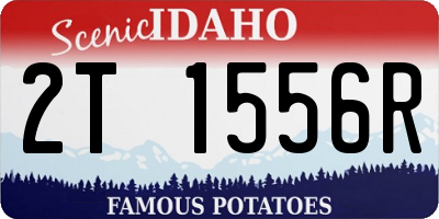 ID license plate 2T1556R