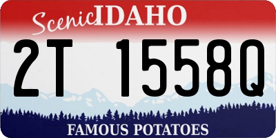 ID license plate 2T1558Q