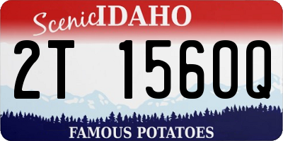 ID license plate 2T1560Q