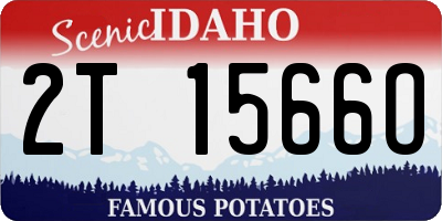 ID license plate 2T1566O