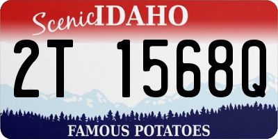 ID license plate 2T1568Q