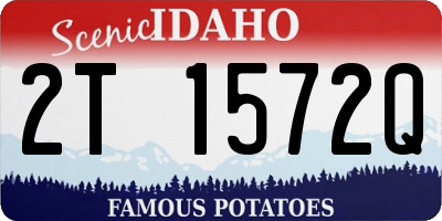 ID license plate 2T1572Q