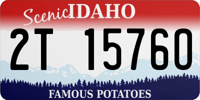 ID license plate 2T1576O