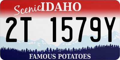 ID license plate 2T1579Y