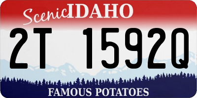 ID license plate 2T1592Q