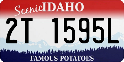 ID license plate 2T1595L