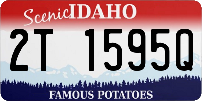 ID license plate 2T1595Q