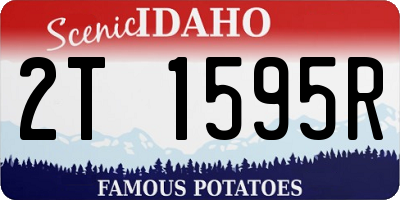 ID license plate 2T1595R