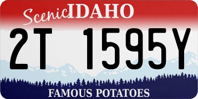 ID license plate 2T1595Y