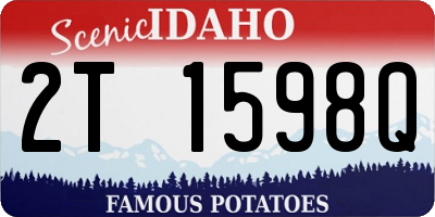 ID license plate 2T1598Q