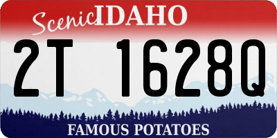 ID license plate 2T1628Q