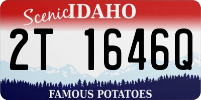 ID license plate 2T1646Q