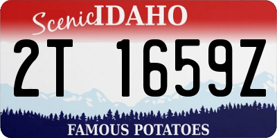 ID license plate 2T1659Z