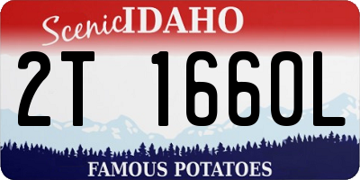 ID license plate 2T1660L