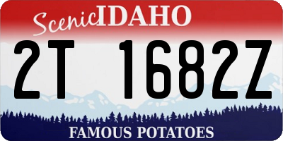 ID license plate 2T1682Z