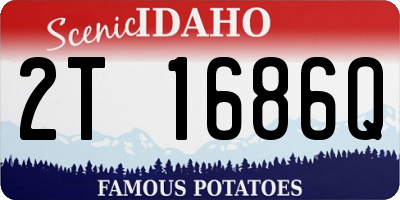 ID license plate 2T1686Q