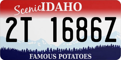 ID license plate 2T1686Z