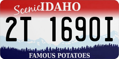 ID license plate 2T1690I