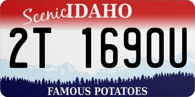 ID license plate 2T1690U