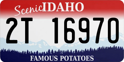ID license plate 2T1697O