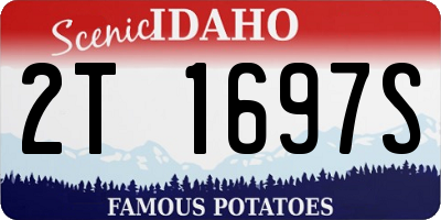 ID license plate 2T1697S