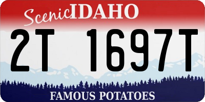 ID license plate 2T1697T