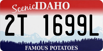 ID license plate 2T1699L