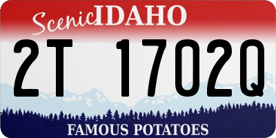 ID license plate 2T1702Q