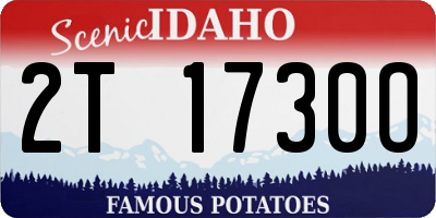 ID license plate 2T1730O
