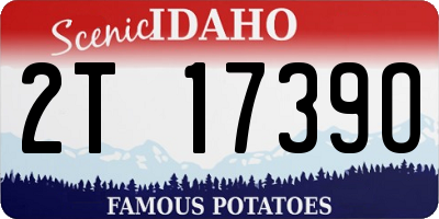 ID license plate 2T1739O