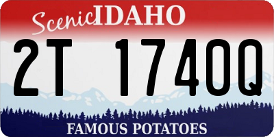 ID license plate 2T1740Q