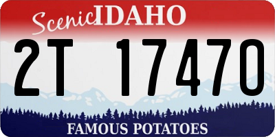 ID license plate 2T1747O